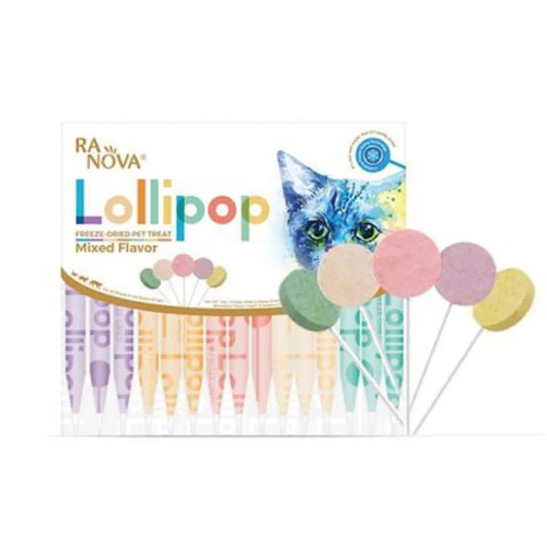 Ranova Kediler için Karışık Lezzetli Lolipop *1.4g *8'li